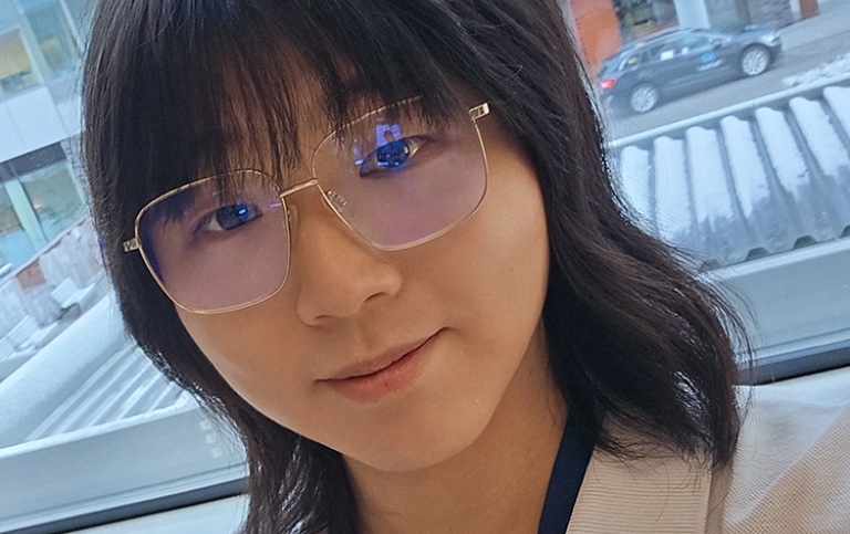 Jeehong Lee, studentambassadör och masterstudent på Sjukhusfysikprogrammet